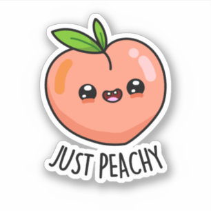 Nur Peachy Funny Peach Pub Aufkleber