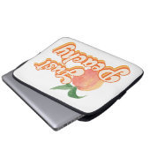 Nur Peachy Laptop Sleeve (Vorne Knopf)