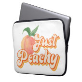 Nur Peachy Laptop Sleeve (Vorderseite Links)