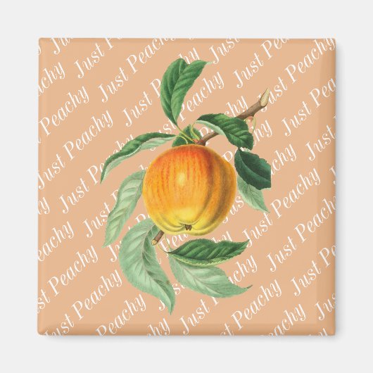 Nur Peachy Peach Fruit Magnet (Vorne)