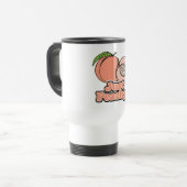 Nur Peachy Peach Reisebecher (Vorderseite Links)