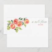 Nur Peachy Social Stationy Einladung (Vorne/Hinten)