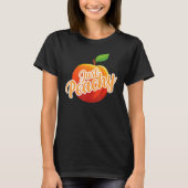 Nur Peachy Summer Positive Motivierend Inspirati T-Shirt (Vorderseite)