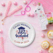 Nur Personalisiert abgestuft Rot & Blau Pappteller (Party)