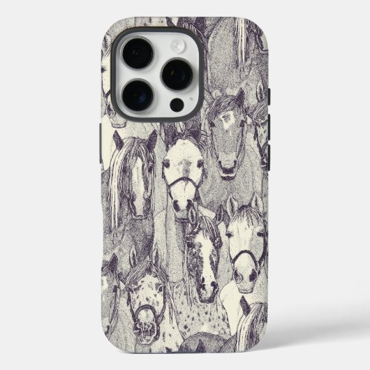 nur Pferde Mulberry Pearl Case-Mate iPhone Hülle (Rückseite)