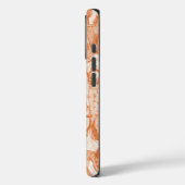 nur Pferde orange halb Perle Case-Mate iPhone Hülle (Rückseite / Links)