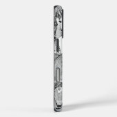 nur Pferde schwarz weiß Case-Mate iPhone Hülle (Rückseite / Rechts)