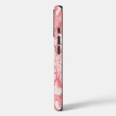 nur Pferde stiegen rosa halbe Perle Case-Mate iPhone Hülle (Rückseite / Links)