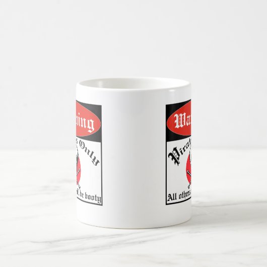 Nur Piraten Kaffeetasse (Mittel)