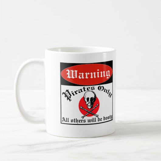 Nur Piraten Kaffeetasse (Links)