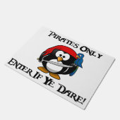 Nur Piraten - kommen Sie herein, wenn YE sich Fußmatte (Schrägansicht)