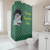 Nur Pool-Haifisch-ernste Untersuchungen Duschvorhang (Beispiel)