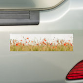 Nur Poppies | Hübsches florales Foto Autoaufkleber (Auf Auto)