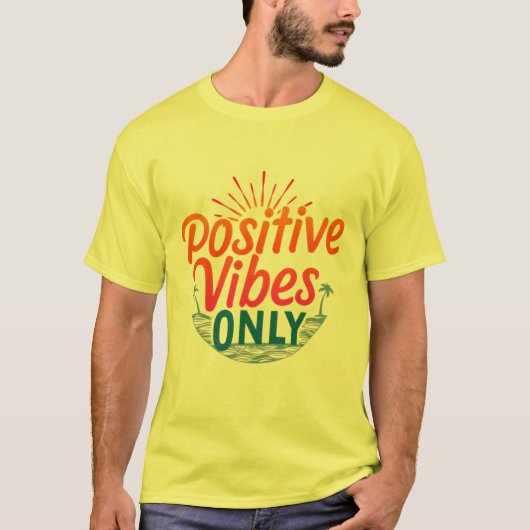 Nur Positive Beats - Trendy Unisex T - Shirt (Vorderseite)