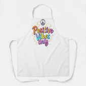 Nur positive Bilder - farbenfrohe, anregende Gesta Schürze (Vorderseite)