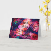 Nur positive Gedanken denken Karte (Gelbe Blume)