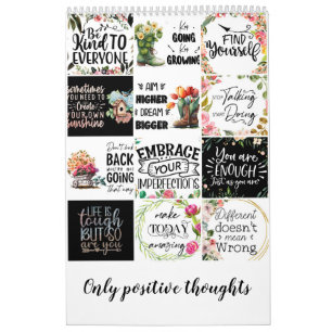 Nur positive Gedanken Kalender
