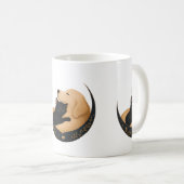Nur positive Pfoten Stimmung Tasse (VorderseiteRechts)