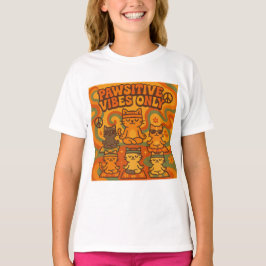 Nur positive Pfoten-Vibes T-Shirt