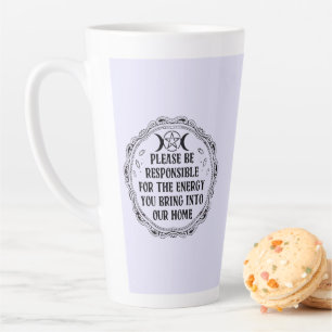 Nur positive Schwingungen Kaffeetasse Milchtasse
