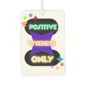 Nur Positive Vibes ✨ Autolufterfrischer (Vorderseite)