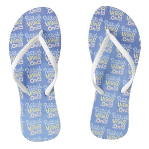 Nur positive Vibes Badesandalen