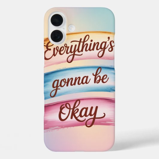 Nur positive Vibes Case (Rückseite)