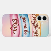 Nur positive Vibes Case (Rückseite (Horizontal))