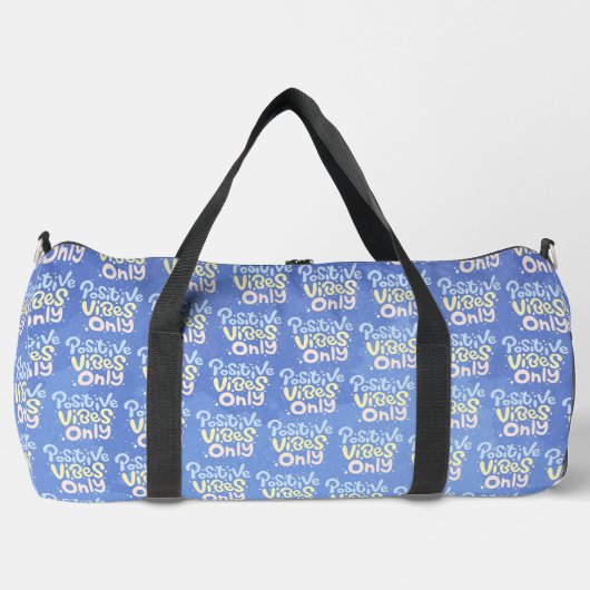 Nur positive Vibes Duffle Bag (Vorderseite)