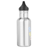 Nur positive Vibes Edelstahlflasche (Links)