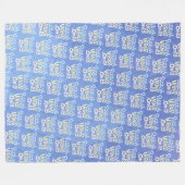 Nur positive Vibes Fleecedecke (Vorderseite (Horizontal))