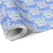 Nur positive Vibes Geschenkpapier (Rolleneckpunkt)
