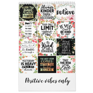 Nur positive Vibes Kalender