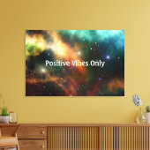Nur positive Vibes Leinwanddruck (Insitu (Wohnzimmer))