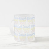 Nur positive Vibes Mattglastasse (Vorderseite Links)