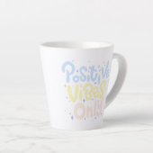 Nur positive Vibes Milchtasse (Rechte Ecke)