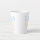 Nur positive Vibes Milchtasse (Vorderseite)