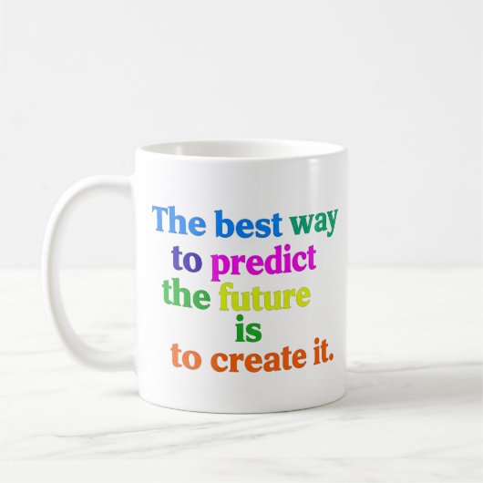 Nur positive Vibes | Minimaler Typografie-T - Shir Kaffeetasse (Links)