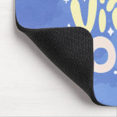 Nur positive Vibes Mousepad (Ecke)