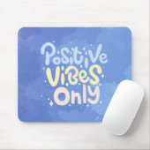 Nur positive Vibes Mousepad (Mit Mouse)
