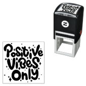 Nur positive Vibes Permastempel (Beispiel)