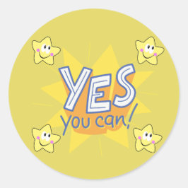 Nur positive Vibes Runder Aufkleber