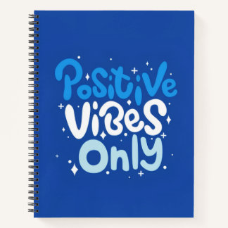 Nur positive Vibes Spiralblock Notizblock