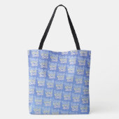 Nur positive Vibes Tasche (Rückseite)
