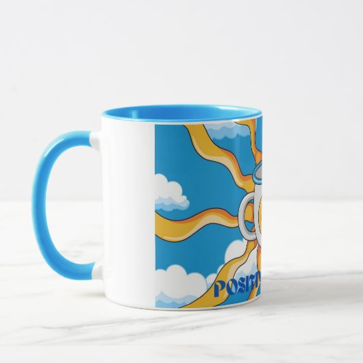 Nur positive Vibes Tasse (Links)