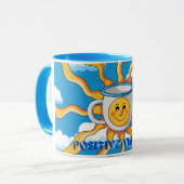 Nur positive Vibes Tasse (Vorderseite Links)