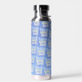 Nur positive Vibes Trinkflasche (Links)