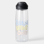 Nur positive Vibes Trinkflasche (Rückseite)