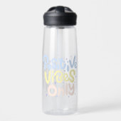 Nur positive Vibes Trinkflasche (Vorne)