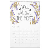 Nur positives Denken Kalender (Mär 2026)